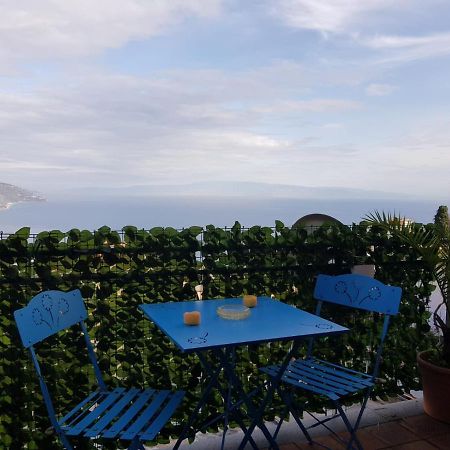 "Sea-See" Studio Taormina Center - Bellissima Vista Mare - Corner Kitchen Eksteriør billede
