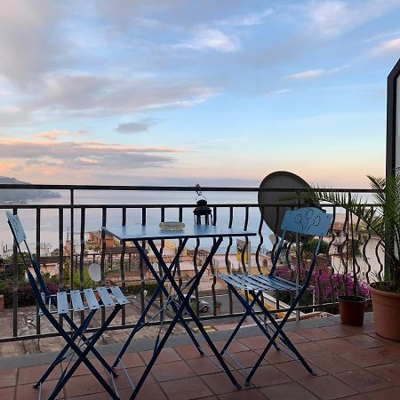 "Sea-See" Studio Taormina Center - Bellissima Vista Mare - Corner Kitchen Eksteriør billede