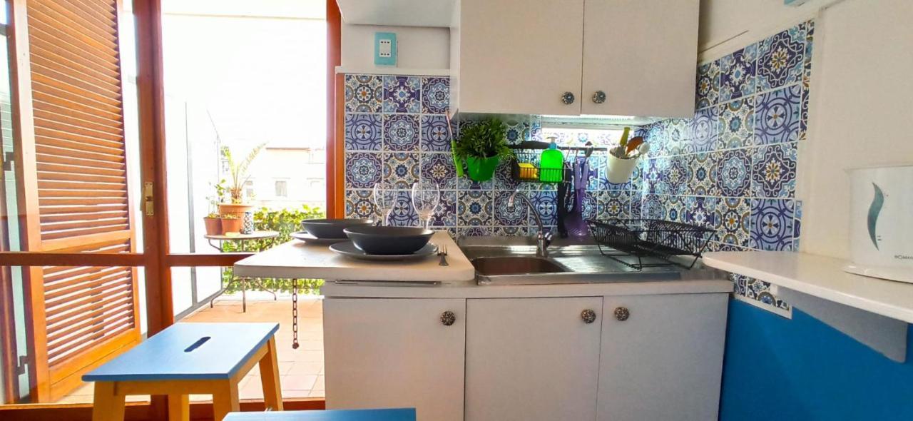 "Sea-See" Studio Taormina Center - Bellissima Vista Mare - Corner Kitchen Eksteriør billede