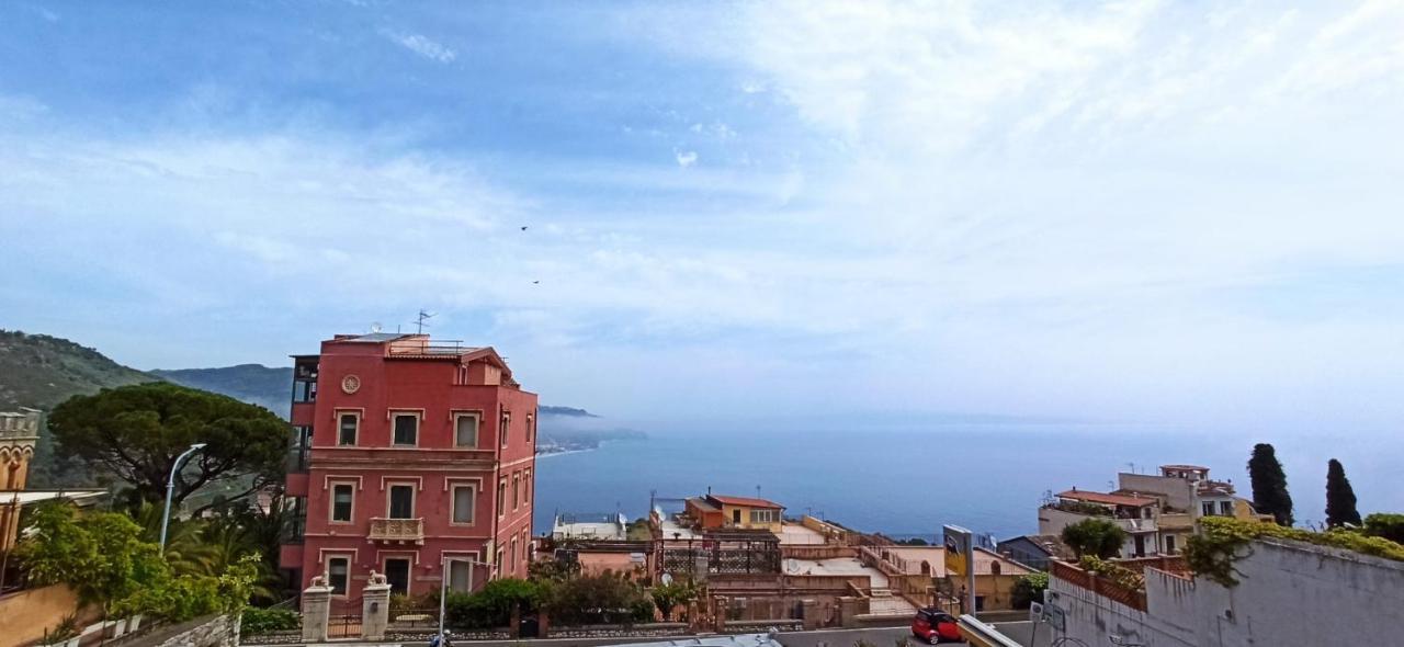 "Sea-See" Studio Taormina Center - Bellissima Vista Mare - Corner Kitchen Eksteriør billede