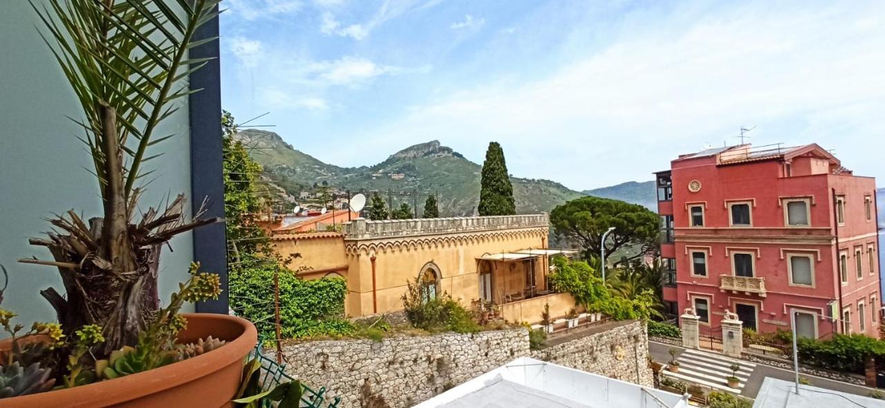 "Sea-See" Studio Taormina Center - Bellissima Vista Mare - Corner Kitchen Eksteriør billede